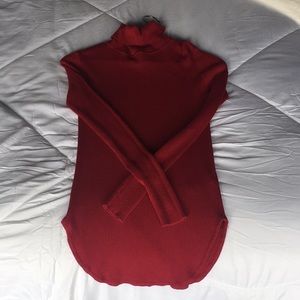 Col roulé rouge Urban Heritage